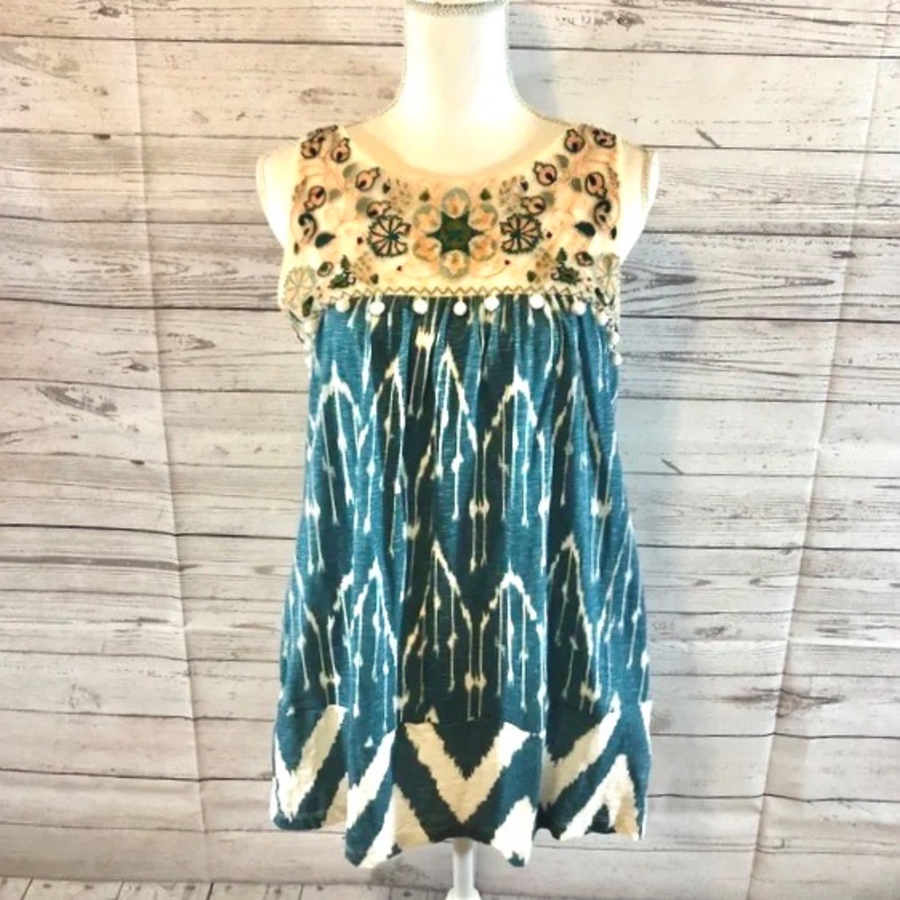 anthropologie Floreat Coscata tunic with pockets